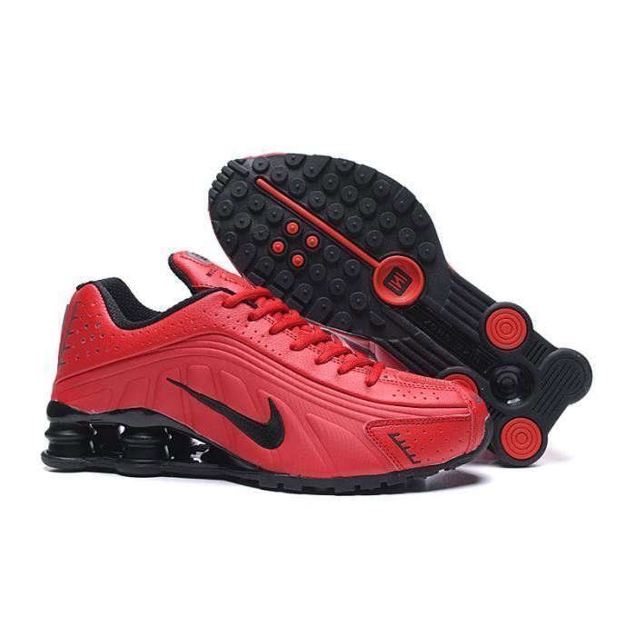 Nike shox r4 rouge on sale