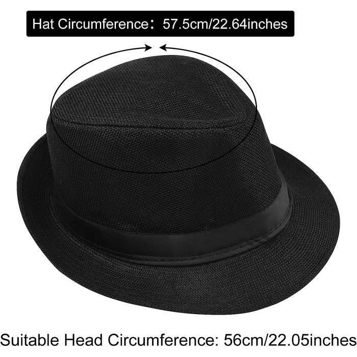 ELECLAND Kit 10 Pièces Accessoires Costume 1920s Homme - Chapeau, Noeud Papillon, Montre De Poche