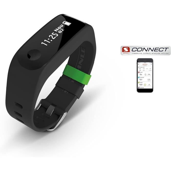 Bracelet Connecté Fit Connect 100, Bracelet Connexion Bluetooth, Montre De  Fitness Compte Les Pas Et Calories Brûlées, Jusqu[J7881]