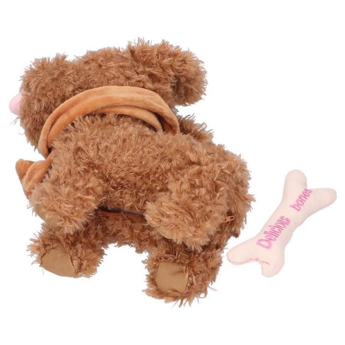 VGEBY Chien en peluche électrique Jouet en peluche électrique pour chien mignon réaliste marche