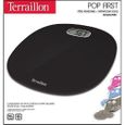 TERRAILLON - Pèse Personne Électronique 'Pop First' - Ultra-Plat, Grand Écran LCD - Portée max 160kg - Noir-2