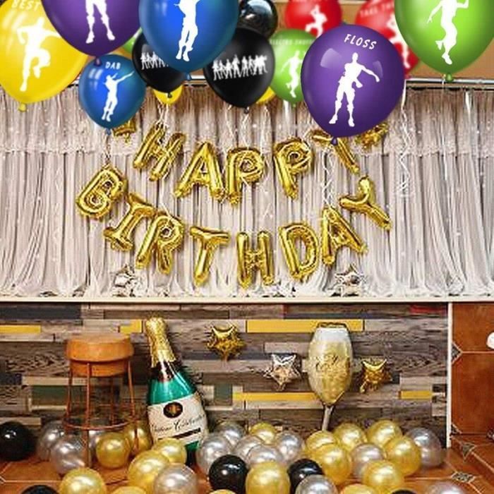Ballon Lama Fortnite pour hélium joyeux anniversaire - Dragées Anahita