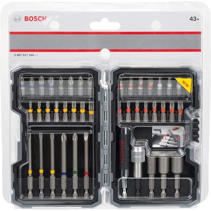 Bosch Professional 8 pièces Pack d'Embouts de Vi…