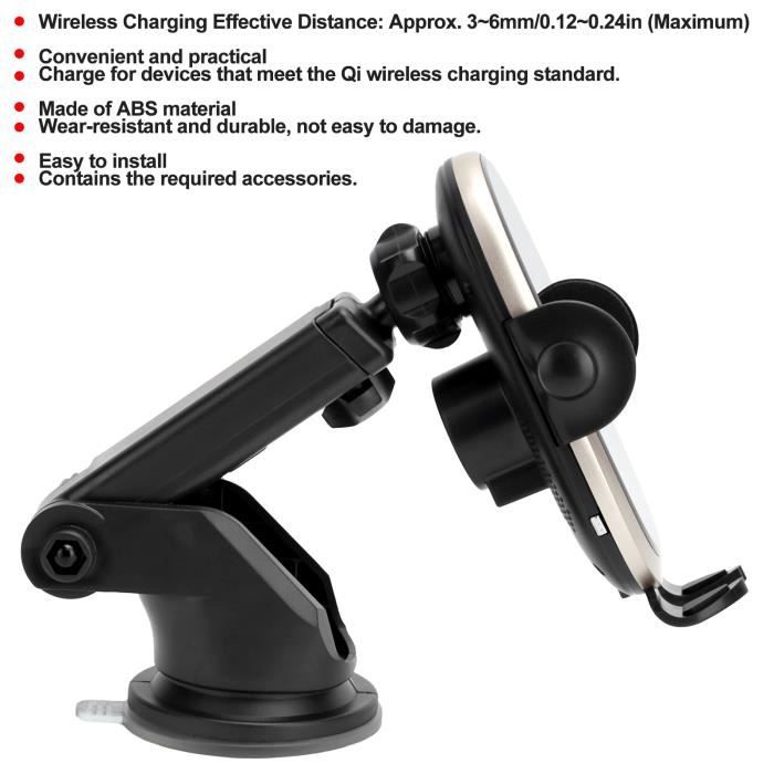 Support Téléphone Voiture Magnétique Porte Téléphone Portable En Voiture Fiche