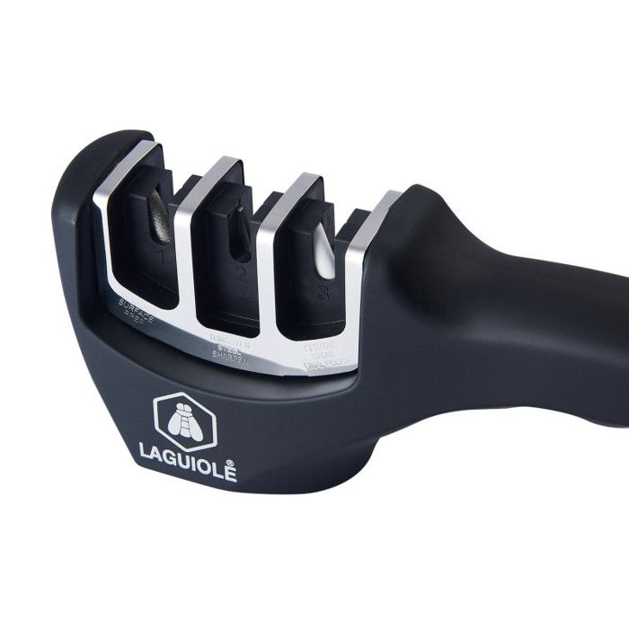 Aiguiseur De Couteaux Laguiole 3 En 1 - Boîte Cadeau Incluse - Pour Couteaux Tranchants