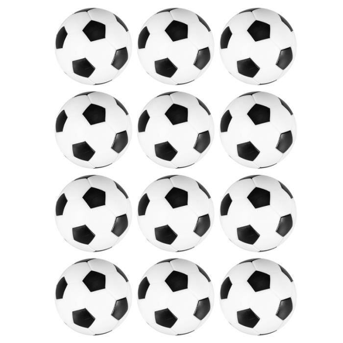 Ballon de foot pour babyfoot. Boule de rechange pour votre jeu. Balle noire  et blanc.