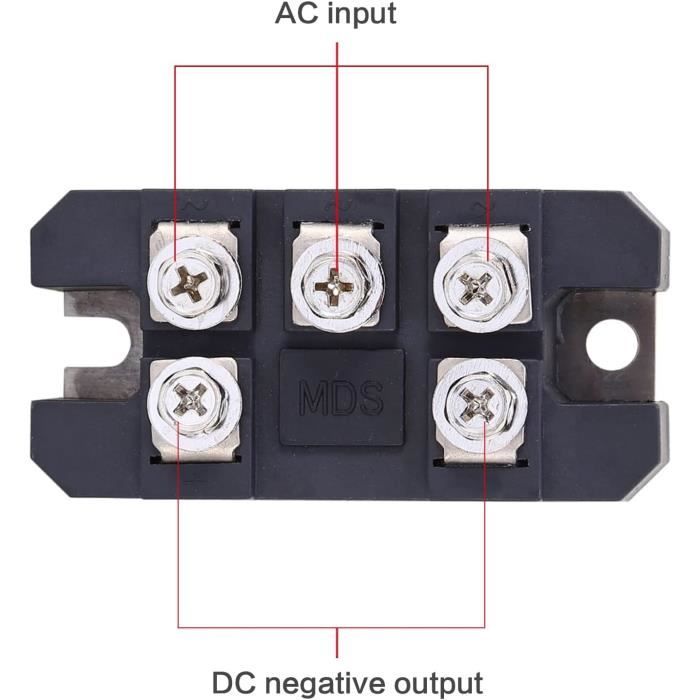12v Akozon 150A/1600V Redresseurs En Pont Diode Monophasé De Haute Puissance 4 Bornes Pont De Diode