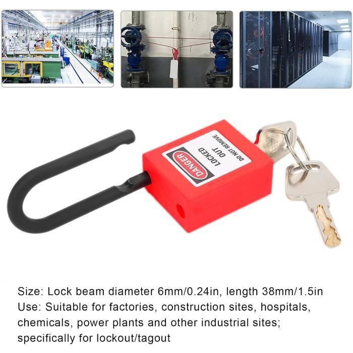 Boîte à Cadenas De Groupe LOTO En Acier Inoxydable – Capacité 13 Cadenas, Portable Et Sécurisée