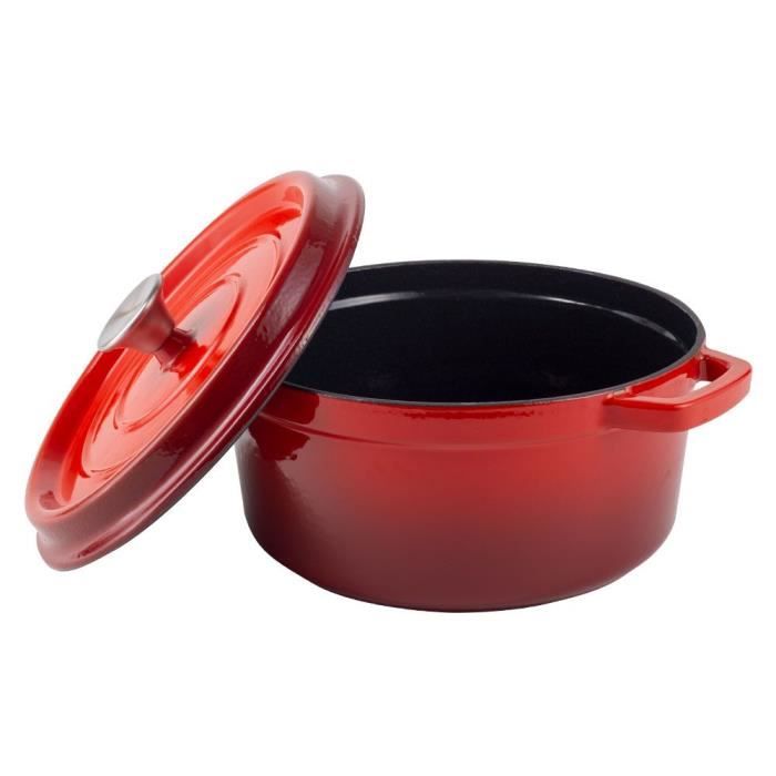 cocotte en fonte ancienne de la marque Godin Numéro 6