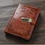 NectaRoy Journal en Cuir PU écriture Carnet Motif flore Cahier Taille Quotidien Relié Avec Serrure à Combinaison Serrure Mot de Passe Bloc-notes A5 Taille 210x145mm 