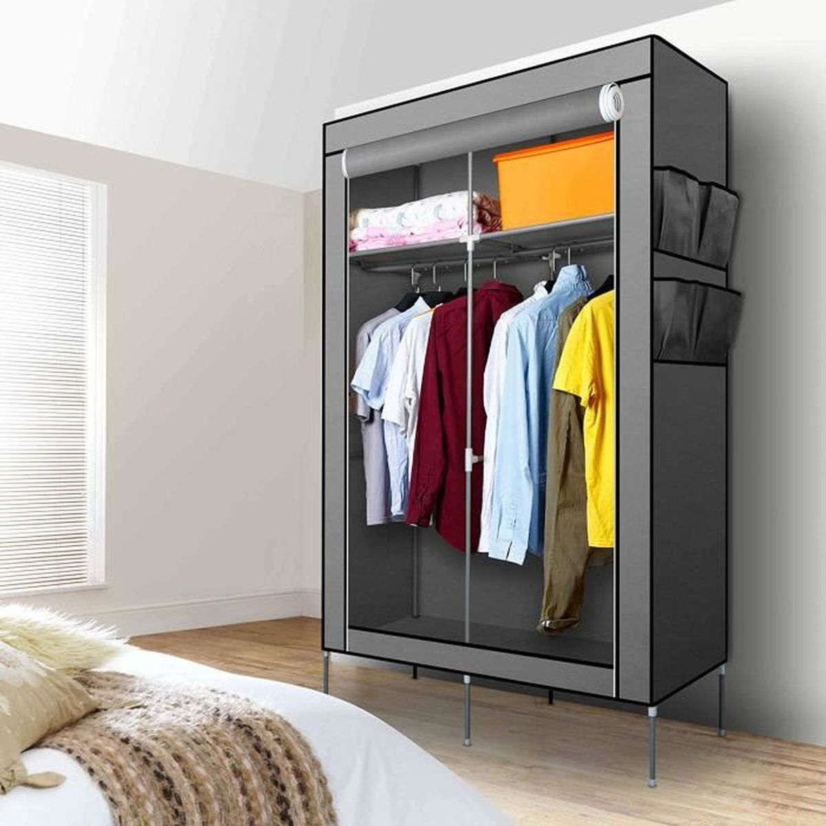 Systeme D Armoire Pliable Refermable Diy Avec Penderie Et