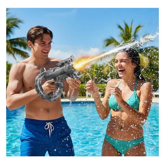 Jouet de plage,Pistolet à eau électrique entièrement automatique,aste