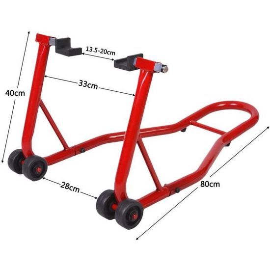 Bequille D Atelier Leve Moto Bequille Moto Pour Roue Arriere Support De Roue Paddock Moto Avec Bras Reglable Rouge Achat Vente Leve Moto Leve Moto Bequille D Atelie Cdiscount