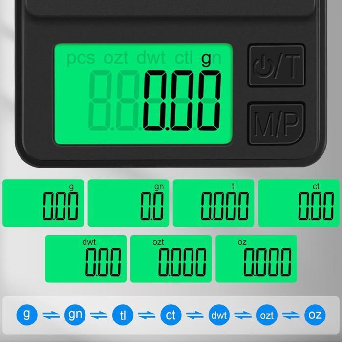Balances De Cuisine Mini Balance De Precision 0.01G Multifonctionnel