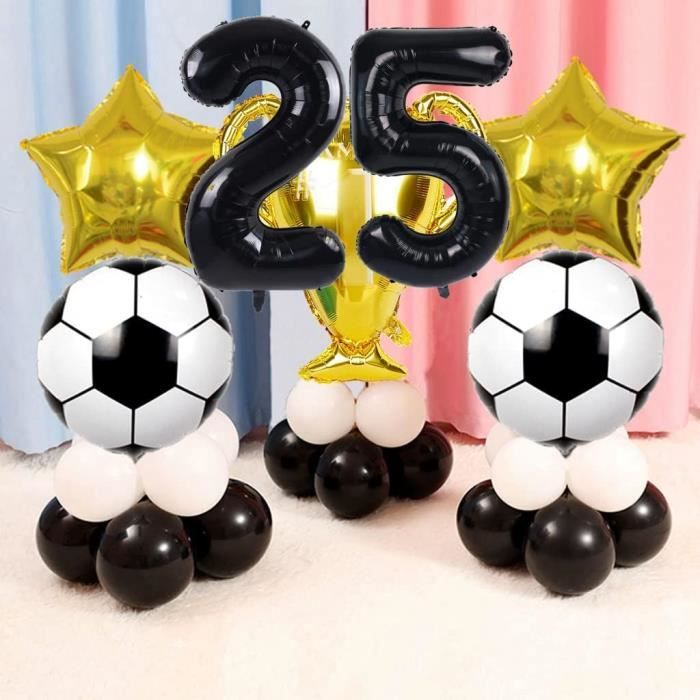 Decoration Rétro 25 Ans Anniversaire,25 Ans Ballon Guirlande, 25 Ans Arche Ballon Anniversaire