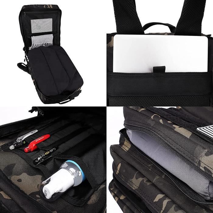 Sac à Dos Militaire Tactique 45L Molle - Confort & Durabilité pour