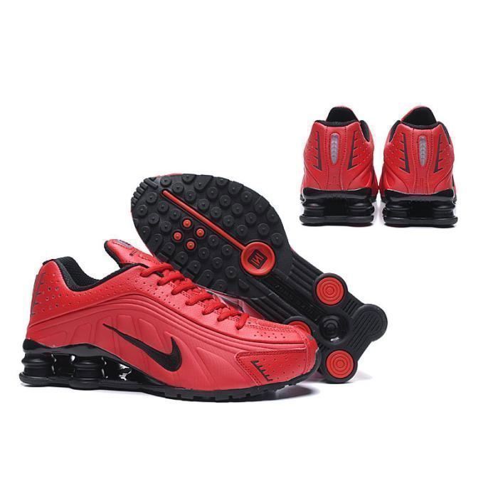 Nike shox r4 homme rouge best sale