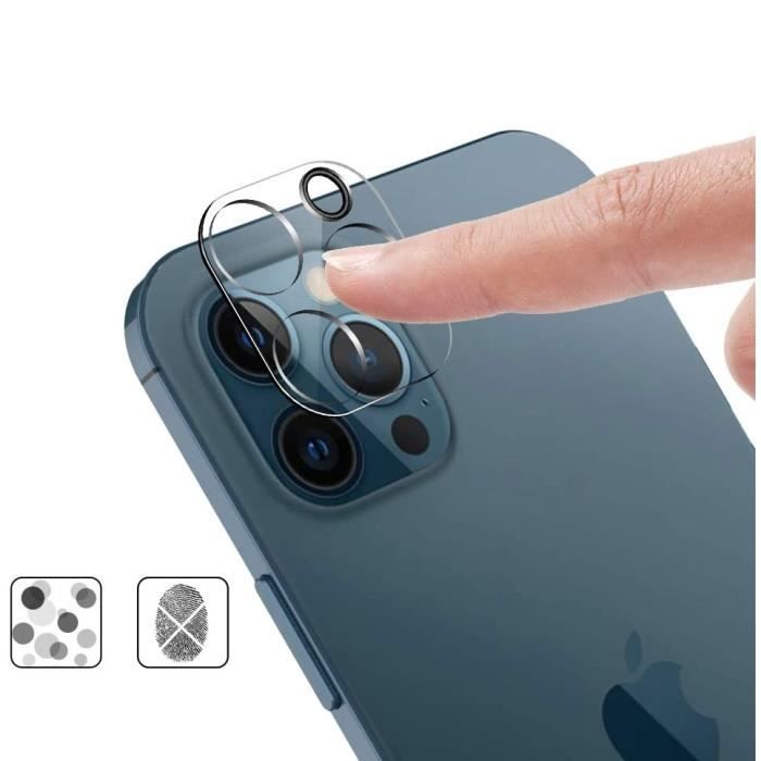 Protection Caméra - Phonillico - iPhone 14 PRO MAX - Lot de 2 - Verre ...
