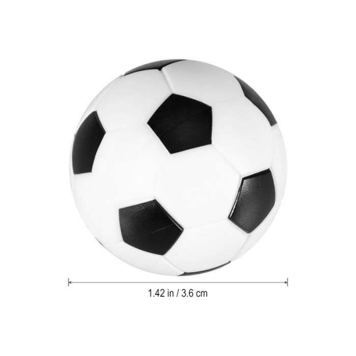 Ballon de foot pour babyfoot. Boule de rechange pour votre jeu. Balle noire  et blanc.
