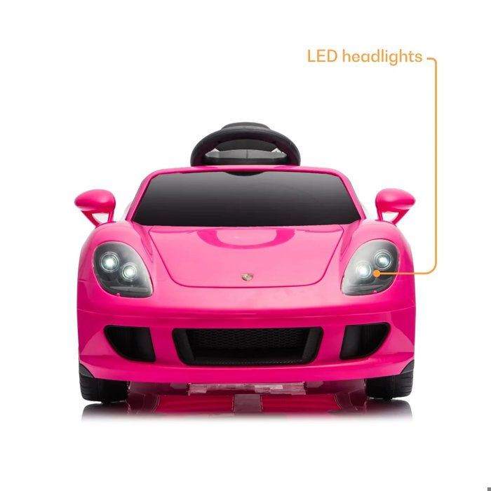 Porteur enfant voiture Porsche Carrera GT - 18 à 36 mois - klaxon - olant avec boutons, phares - max 30 kg - Blanc - Jeux - Jouets
