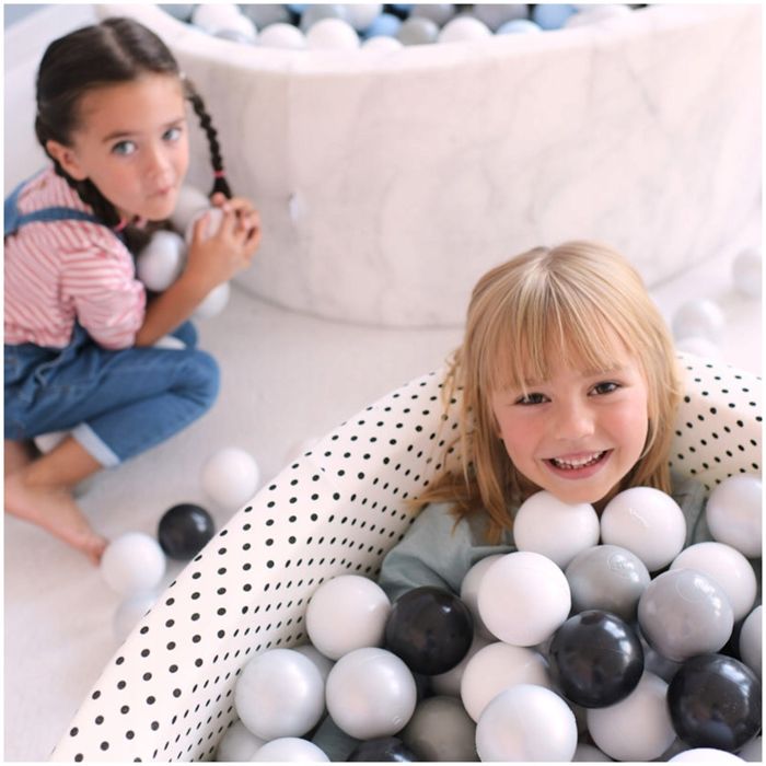 MISIOO Lot De 50 Balles Jaunes Pour Piscine à Balles – Sûres, Incassables, Non Toxiques, Diamètre 6 Cm – Jouet Bébé Dès 1 An