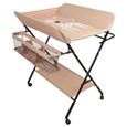 Table à langer pliable pour bébé GMM® - rose - 63*74cm - 92 95 98cm-0