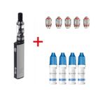 JUSTFOG Pack Débutant Kit Q16 Silver + Pack De Résistance 1.2 Ohm + Alfaliquid Fr-m 3Mg 3+1 Offert -