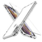 TOP4PC Coque pour iPhone Xs Max + Verre Trempé Protection écran 9H Anti-Rayures Housse Silicone Antichoc Transparent