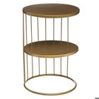Table d'appoint "Kobu" dorée D36 cm - Or - Atmosphera createur d'interieur