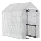 Outsunny - Serre de Jardin - PE - 186x120x190cm - Transparent