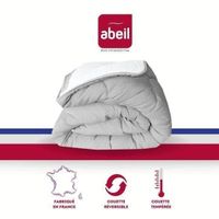 ABEIL Couette tempérée BICOLORE 140x200cm - Blanc 