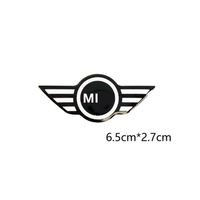 Seuil de porte voiture,Autocollant de Center de volant de voiture, Badge décoratif pour MINI Cooper One S R50 R52 R53 [A829889219]