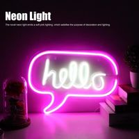 Lv.life Lumière de signe lampe USB Signe au Néon LED Mural Innovant Décoration pour Chambre Festivals Fête