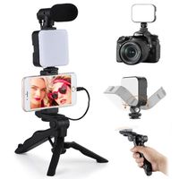 Lumière de Caméra - LED Lampe vidéo Dimmable 2500-6500K - pour vlogging, TikTok, Photographie Portrait