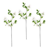 3 pièces simulé osmanthus 78 cm arbre artificiel aménagement paysager branches plantes de jardin fleurs artificielles, fleurs artifi