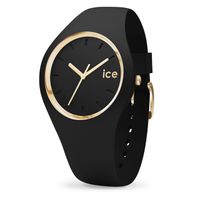 Ice-Watch - ICE glam Black - Montre noire pour femme avec bracelet en silicone - 000982 (Small)