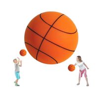 Silent Basketball, Ballon Basket Silencieux, Balle d'Entraînement en Mousse, Basket-Ball Silencieux Taille 7, Basketball 24cm