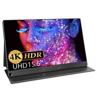 UPERFECT 15,6 pouces 4K Écran Portable Monitor HDMI 3840*2160 Type C Second Display