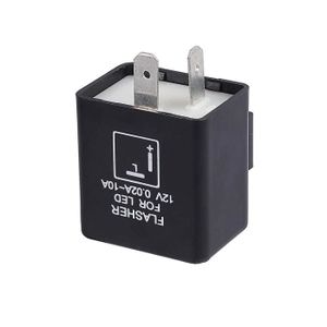 MagiDeal 2 Pcs 12V Clignotant 2 Broche Clignotant Relais R/églable Moto Accessoire