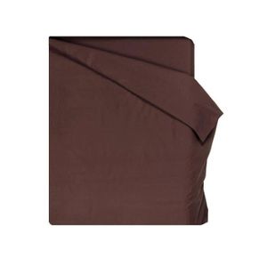 Couleur Chocolat Housse de Couette uni 240 x 260 cm Home Royal