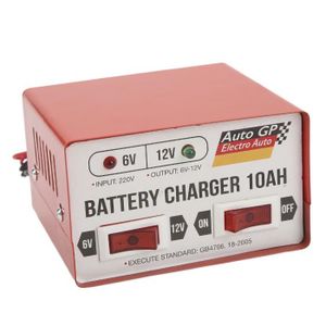 CHARGEUR DE BATTERIE Dilwe Chargeur de batterie automatique Chargeur de batterie intelligent de voiture Machine de réparation de charge rapide 6V 12V