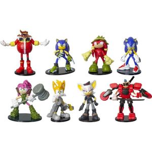 FIGURINE - PERSONNAGE Figurines articulées SONIC - Collection de 8 perso