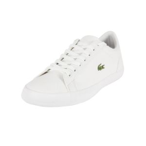 basket blanche lacoste