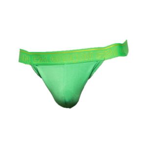 STRING - TANGA Garçon - Sous-vêtement Hommes - Jockstrap Homme - Bamboo Jockstrap Green - Vert - 1 x