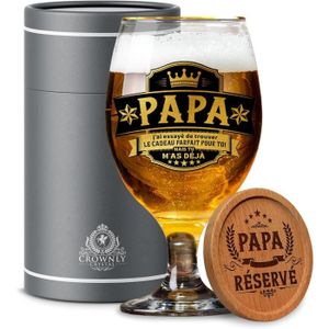 Verre à bière - Cidre ® Cadeau Papa Verres À Bière Cadeau Anniversaire P