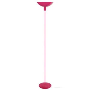 LAMPADAIRE DEMI LUNE-Lampadaire droit métal  rose Abat-jour: 