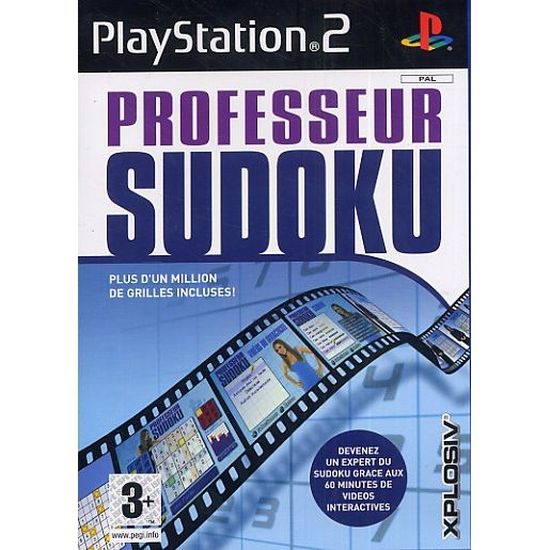 PROFESSEUR SUDOKU PS2 Cdiscount Jeux Vid o