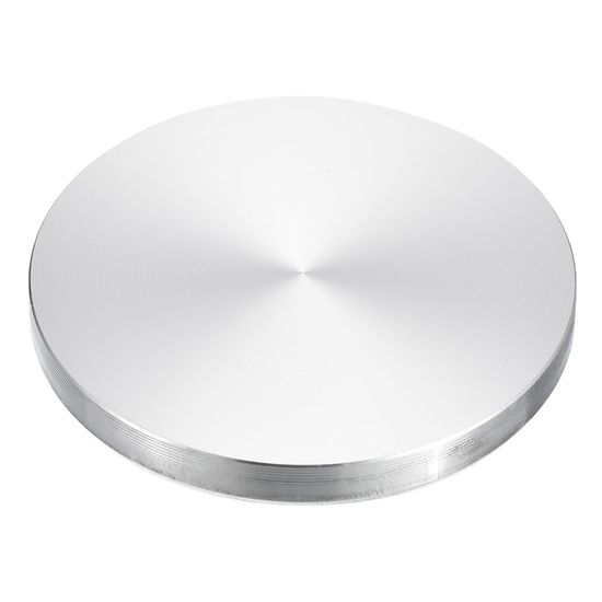 4 Disques En Aluminium De 60 Mm Pour Pieds De Table Ou Projets DIY – Filetage M10, Finition Argentée
