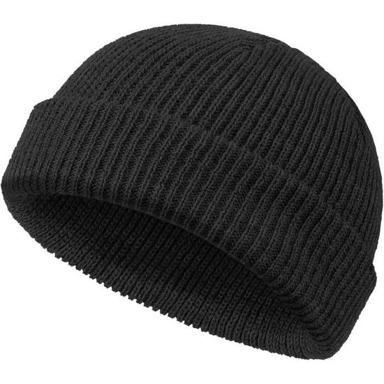 Bonnet Trawler Homme/Femme CheChury - Laine Côtelée - Chaud & Respirant - Taille Unique (56-62 Cm) - Cadeau Hiver