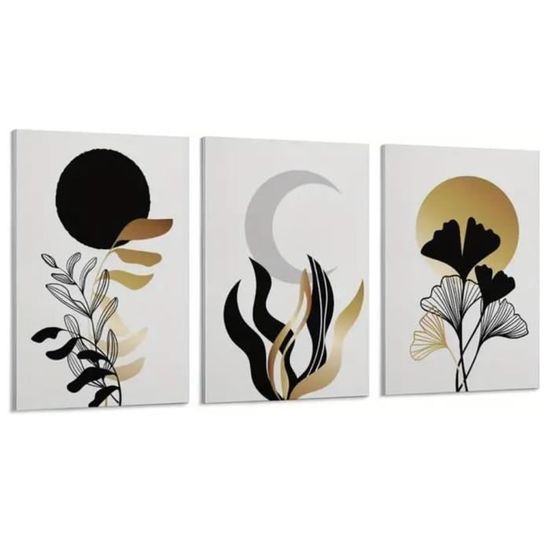 Affiche triptyque exquise sans cadre
